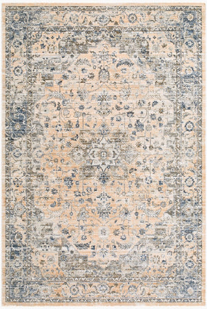 Livabliss Breckley Traditional Geometric Polyester Rug with Fringe for Entryway or Reading Nook Medium Gray, Br 2' x 2'11" GABC2304-2211