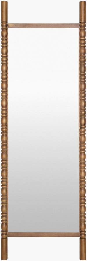Livabliss Bennet Bohemian Full Length Wall Mirror Slim Profile Eclectic Frame Bedroom Entryway Wood 65"H x 22"W x 2"D GABE003-65222