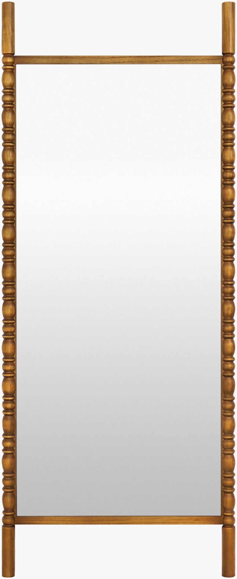 Livabliss Bennet Bohemian Full Length Wall Mirror Slim Profile Eclectic Frame Bedroom Entryway Wood 65"H x 22"W x 2"D GABE003-65222