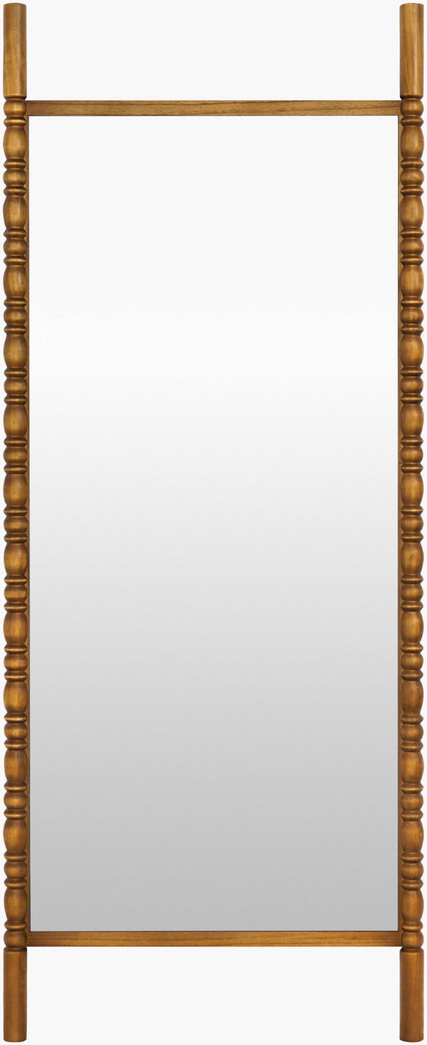 Livabliss Bennet Bohemian Full Length Wall Mirror Slim Profile Eclectic Frame Bedroom Entryway Wood 73"H x 30"W x 2"D GABE003-73302