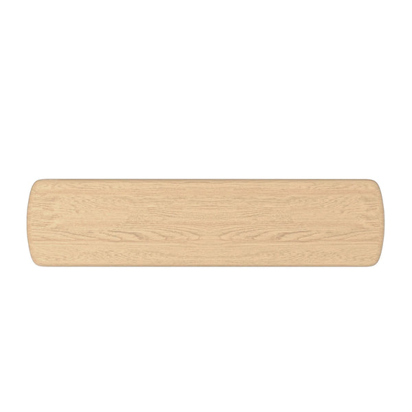 Gabrielle Sculptural Dining Bench with Curved Base for Modern Entryway or Room Seating