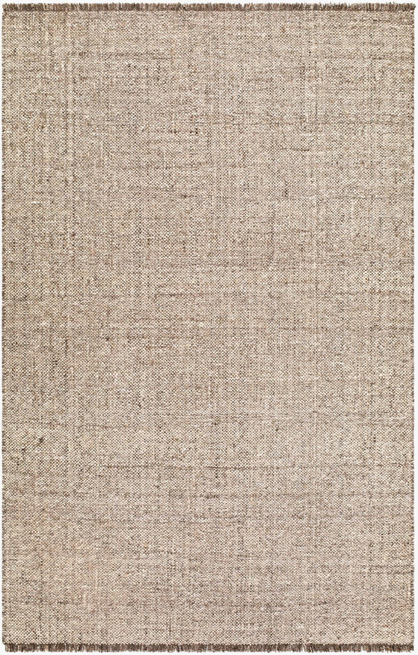 Livabliss Bronson Handwoven Wool Flatweave Rug Bohemian Global Artisan Style for Entryways Sandstone, Taup 6' x 9' GABS2300-69