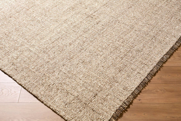 Livabliss Bronson Handwoven Wool Flatweave Rug Bohemian Global Artisan Style for Entryways Sandstone, Taup 9' x 12' GABS2300-912