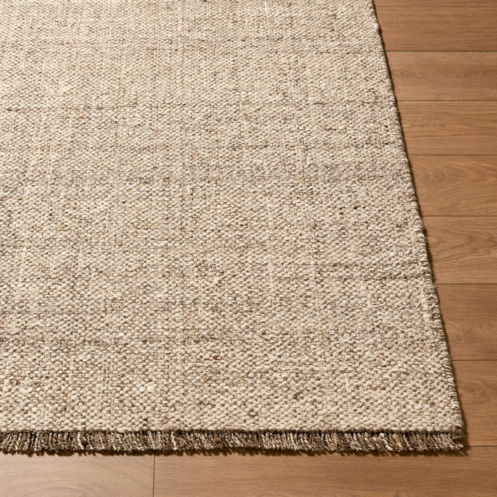 Livabliss Bronson Handwoven Wool Flatweave Rug Bohemian Global Artisan Style for Entryways Sandstone, Taup 9' x 12' GABS2300-912
