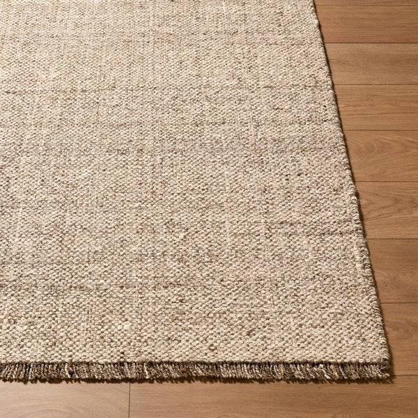 Livabliss Bronson Handwoven Wool Flatweave Rug Bohemian Global Artisan Style for Entryways Sandstone, Taup 9' x 12' GABS2300-912