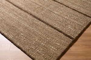 Livabliss Bronson Handwoven Wool Flatweave Rug Bohemian Global Accent for Entryways and Kitchens Taupe, Chestnu 9' x 12' GABS2302-912