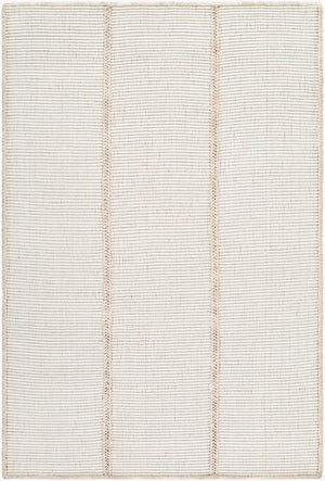 Livabliss Bronson Handwoven Wool Flatweave Rug Bohemian Global Artisan Accent for Entryways Ivory, Sandsto 6' x 9' GABS2303-69