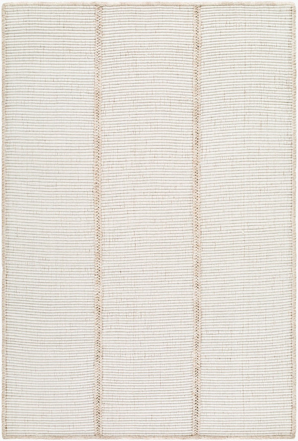 Livabliss Bronson Handwoven Wool Flatweave Rug Bohemian Global Artisan Accent for Entryways Ivory, Sandsto 6' x 9' GABS2303-69