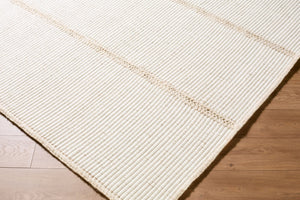 Livabliss Bronson Handwoven Wool Flatweave Rug Bohemian Global Artisan Accent for Entryways Ivory, Sandsto 8' x 10' GABS2303-810