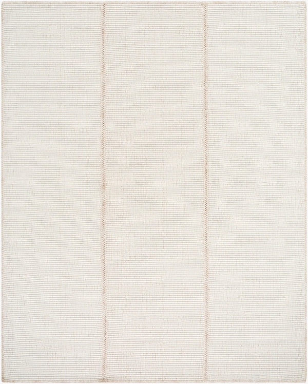 Livabliss Bronson Handwoven Wool Flatweave Rug Bohemian Global Artisan Accent for Entryways Ivory, Sandsto 8' x 10' GABS2303-810
