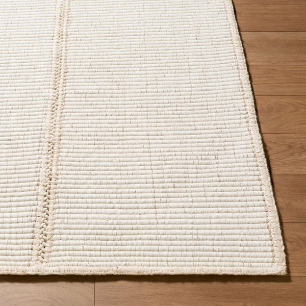 Livabliss Bronson Handwoven Wool Flatweave Rug Bohemian Global Artisan Accent for Entryways Ivory, Sandsto 8' x 10' GABS2303-810