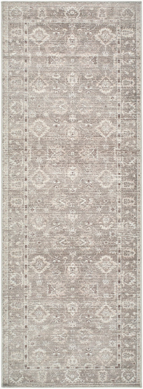 Livabliss Collins Avenue Oushak Accent Rug Machine Woven Polyester Plush Pile Transitional Bedroom Dusty Sage, Lig 2'7" x 7'3" GACA2301-2773