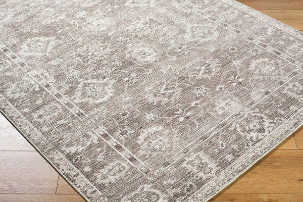 Livabliss Collins Avenue Oushak Accent Rug Machine Woven Polyester Plush Pile Transitional Bedroom Dusty Sage, Lig 6'6" x 9' GACA2301-669