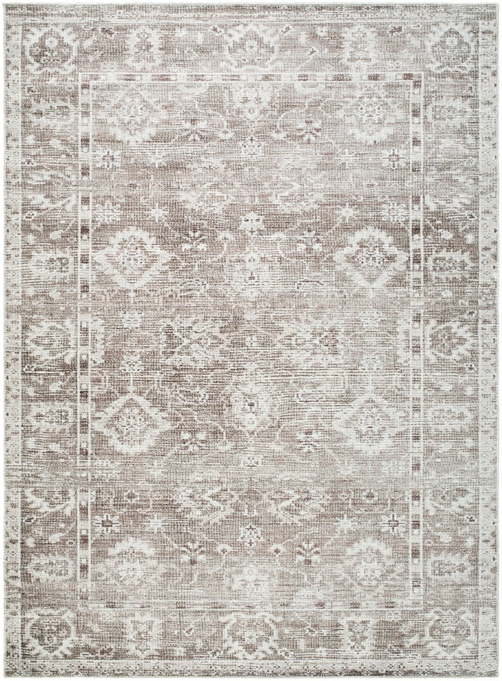 Livabliss Collins Avenue Oushak Accent Rug Machine Woven Polyester Plush Pile Transitional Bedroom Dusty Sage, Lig 6'6" x 9' GACA2301-669