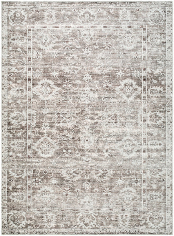 Livabliss Collins Avenue Oushak Accent Rug Machine Woven Polyester Plush Pile Transitional Bedroom Dusty Sage, Lig 6'6" x 9' GACA2301-669