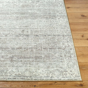 Livabliss Collins Avenue Medallion Accent Rug Polyester Pile Turkish Woven Entryway Decor Medium Gray, Iv 2'1" x 3'9" GACA2307-2745