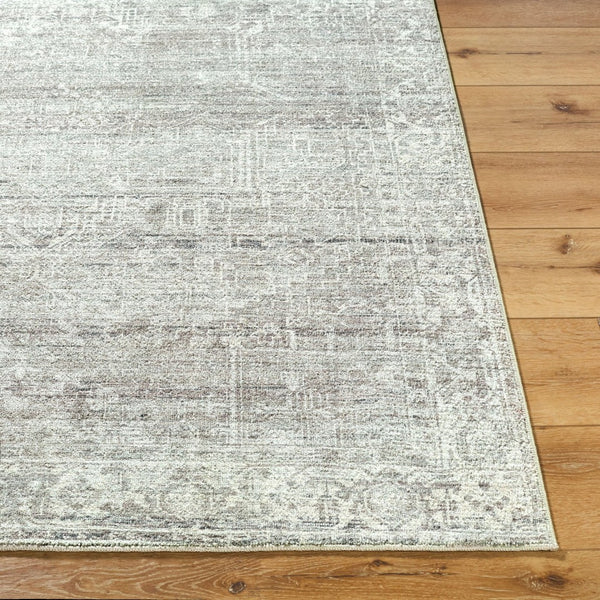 Livabliss Collins Avenue Medallion Accent Rug Polyester Pile Turkish Woven Entryway Decor Medium Gray, Iv 2'1" x 3'9" GACA2307-2745