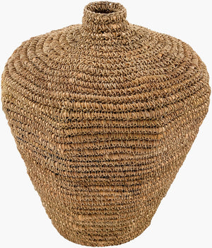 Livabliss Chiya Handcrafted Woven Vase Indonesian Bohemian Artisan Texture for Shelf or Floor GACI001-161414