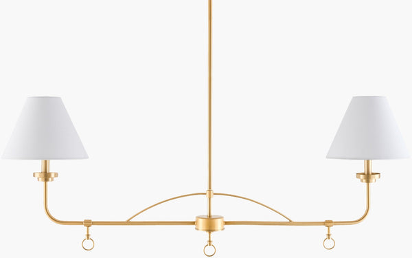 Livabliss The Channy Wide Linen Pendant Light French Country Style for Dining and Kitchen GACY-002
