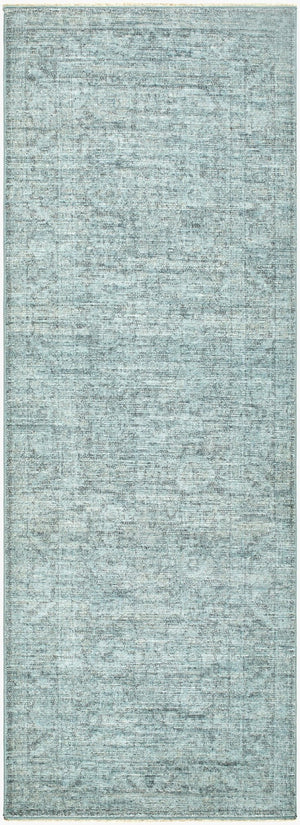Livabliss Maria Elena Persian Medallion Area Rug Polyester Woven Fringe Living Room Accent Dusty Sage, Cre 2'7" x 7'3" GADA2301-2773