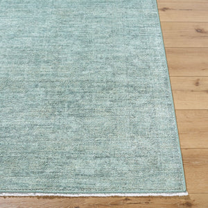 Livabliss Maria Elena Persian Medallion Area Rug Polyester Woven Fringe Living Room Accent Dusty Sage, Cre 6'4" x 9' GADA2301-649