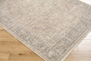 Livabliss Maria Elena Floral Medallion Accent Rug Polyester Woven Fringe Boho Entryway Layer Brown, Beige 7'10" x 10' GADA2302-71010