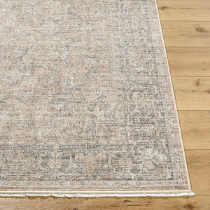 Livabliss Maria Elena Floral Medallion Accent Rug Polyester Woven Fringe Boho Entryway Layer Brown, Beige 7'10" x 10' GADA2302-71010