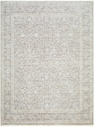 Livabliss Maria Elena Traditional Fringe Area Rug Polyester Pile for Living Room Spaces Ivory, Medium B 2'7" x 7'3" GADA2304-2773