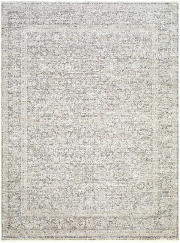 Livabliss Maria Elena Traditional Fringe Area Rug Polyester Pile for Living Room Spaces Ivory, Medium B 2'7" x 7'3" GADA2304-2773
