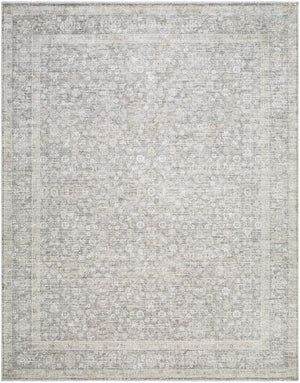 Livabliss Maria Elena Traditional Fringe Area Rug Polyester Pile for Living Room Spaces Ivory, Medium B 7'10" x 10' GADA2304-71010