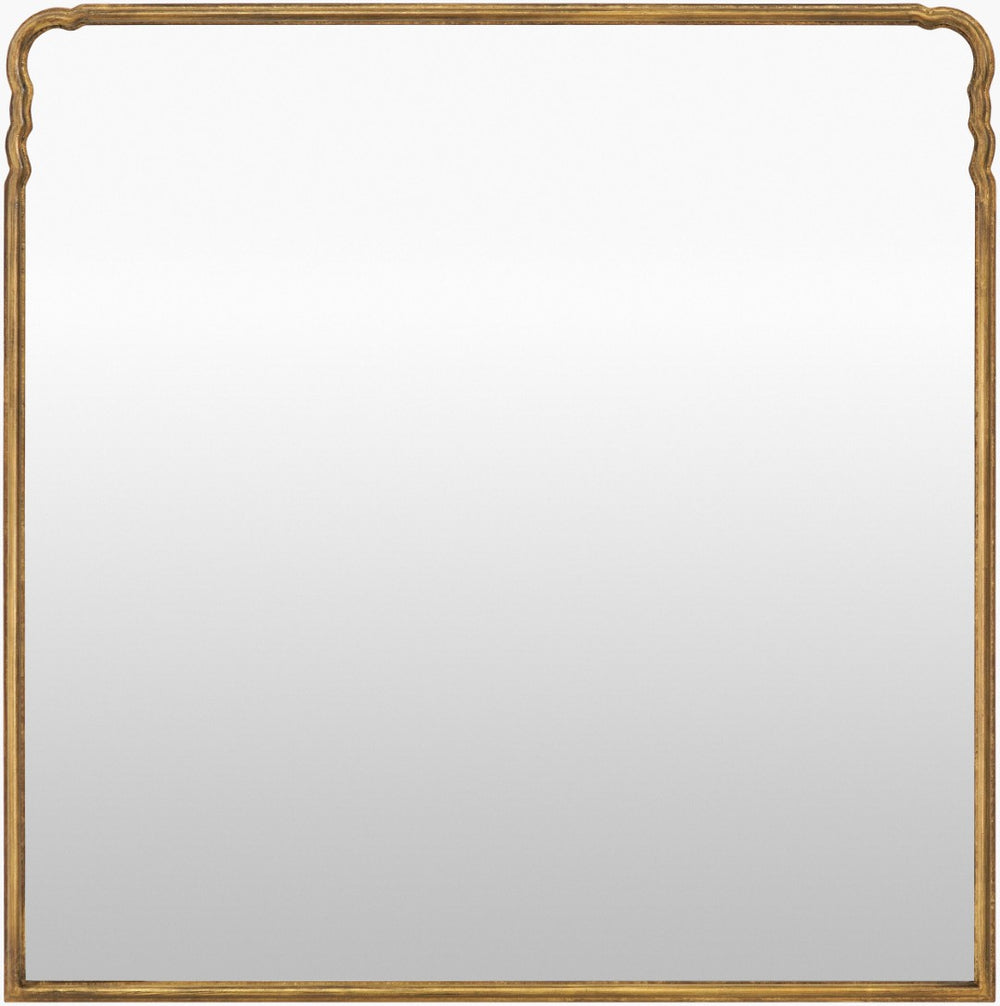 Livabliss Grey Square Mantel Mirror with Traditional Frame for Fireplace or Entryway Walls GAEY001-36361