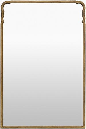 Livabliss Grey Framed Accent Mirror with Traditional Detailing for Hallway Bedroom or Entryway GAEY002-36241