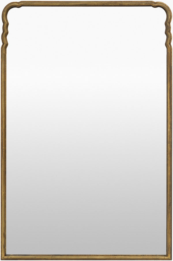 Livabliss Grey Framed Accent Mirror with Traditional Detailing for Hallway Bedroom or Entryway GAEY002-36241