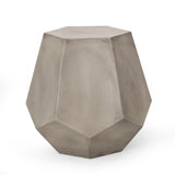 Christopher Knight Home® - Noble House - Calgary Outdoor Lightweight Concrete Side Table, Light Gray