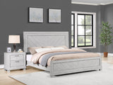 English Elm Steve Silver - Montana - Queen Bed - Gray