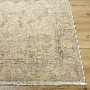 Livabliss Fetscher Vintage Distressed Polyester Area Rug for Large Living and Dining Spaces Olive, Light Be 9'11" x 14' GAHU2301-1014