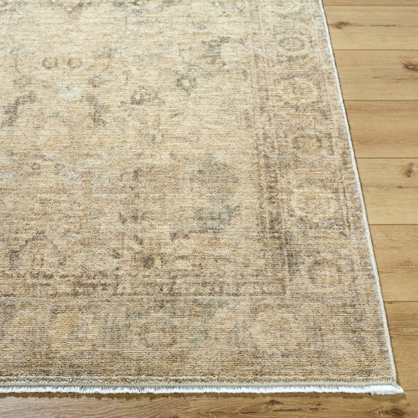 Livabliss Fetscher Vintage Distressed Polyester Area Rug for Large Living and Dining Spaces Olive, Light Be 9'11" x 14' GAHU2301-1014