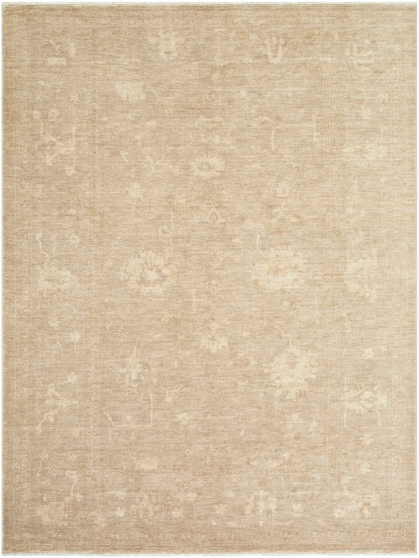 Livabliss Fetscher Machine Woven Polyester Accent Rug Distressed Vintage Neutral Bohemian Entryway Light Brown, Iv 6'7" x 9'6" GAHU2302-6796