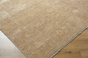 Livabliss Fetscher Machine Woven Polyester Accent Rug Distressed Vintage Neutral Bohemian Entryway Light Brown, Iv 2'2" x 3'9" GAHU2302-2745