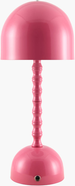 Livabliss Gaios Arts and Crafts Cordless Table Lamp Felt Metal Shade for Bedroom or Reading Nook GAI-002