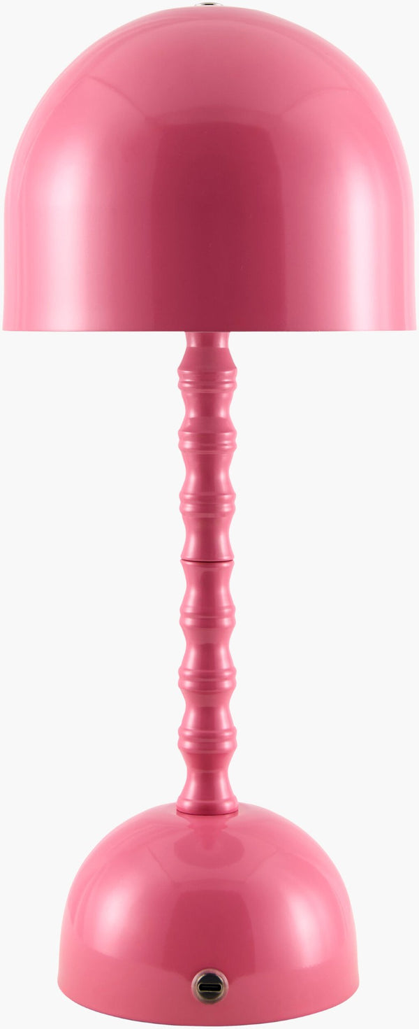 Livabliss Gaios Arts and Crafts Cordless Table Lamp Felt Metal Shade for Bedroom or Reading Nook GAI-002