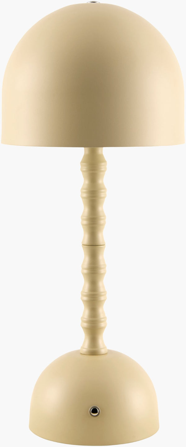 Livabliss Gaios Arts and Crafts Table Lamp with Felt Shade Metal Base Cordless Portable GAI-003