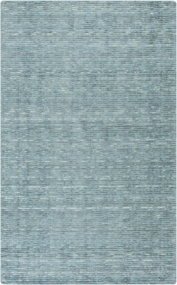 Surya Gaia 2' X 3' Handmade Area Rug - Soft Viscose & Wool Blend, Modern Design, Easy To Clean & Durable Deep Teal Viscose,Wool Gai1001-23