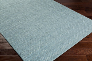 Surya Gaia 2' X 3' Handmade Area Rug - Soft Viscose & Wool Blend, Modern Design, Easy To Clean & Durable Deep Teal Viscose,Wool Gai1001-23