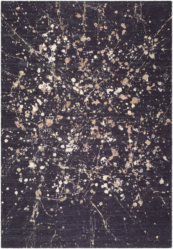 Livabliss Janek Hand-tufted Geometric Accent Rug Mid-century Modern Polyester for Entryways Charcoal, Ivory 2' x 3' GAJA2300-23