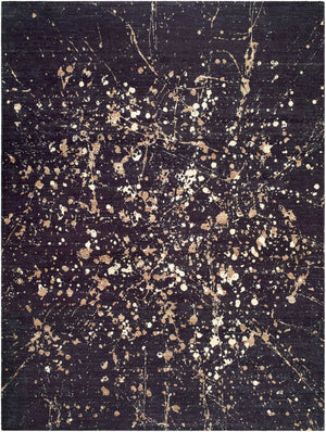 Livabliss Janek Hand-tufted Geometric Accent Rug Mid-century Modern Polyester for Entryways Charcoal, Ivory 8'10" x 12' GAJA2300-81012