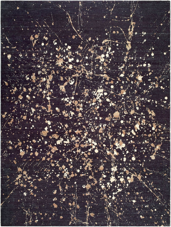 Livabliss Janek Hand-tufted Geometric Accent Rug Mid-century Modern Polyester for Entryways Charcoal, Ivory 8'10" x 12' GAJA2300-81012