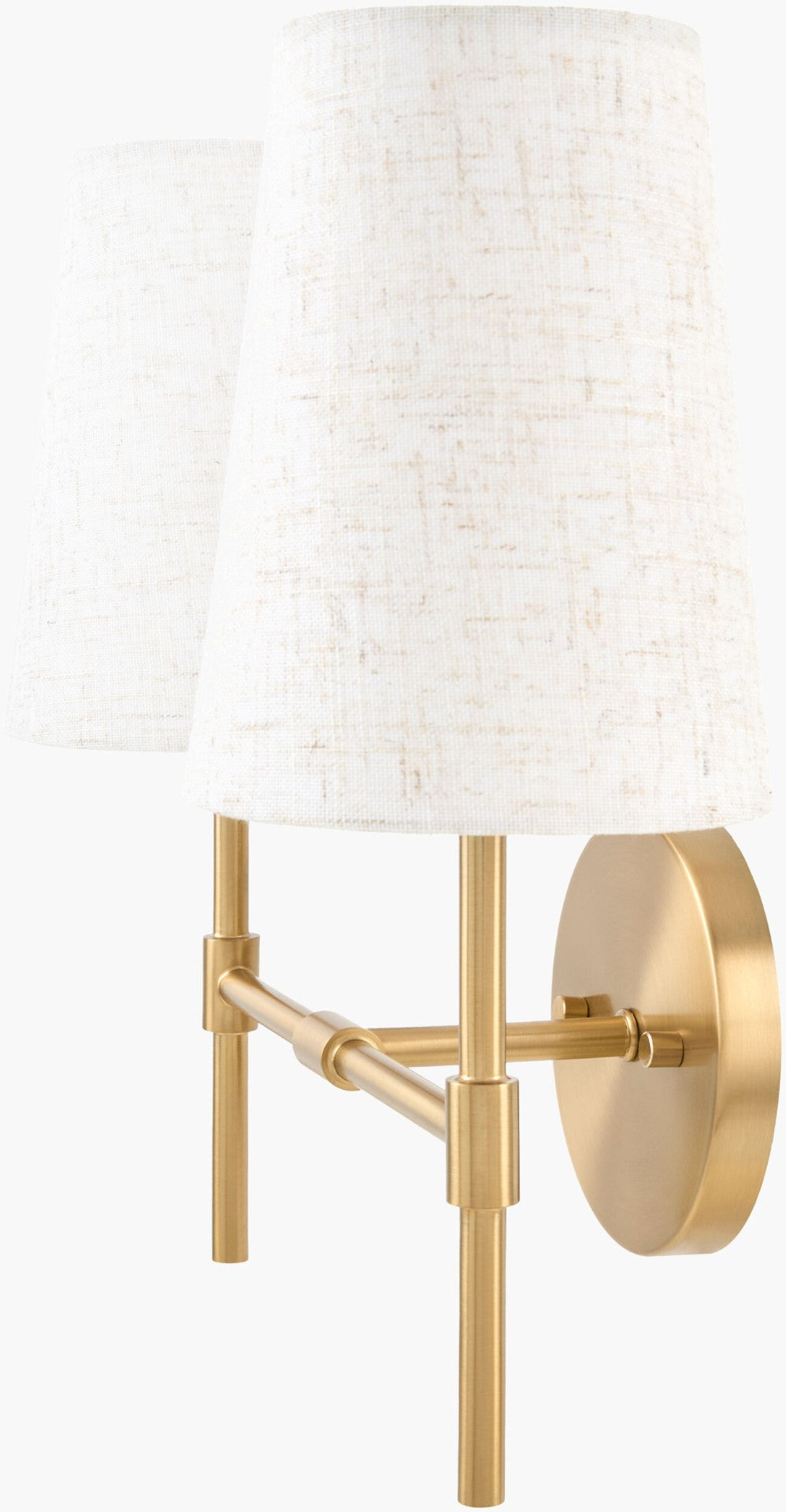 Livabliss The Joejoe Linen Shade Wall Sconce French Country Cottage Warm Ambient Bedroom Light GAJO-002