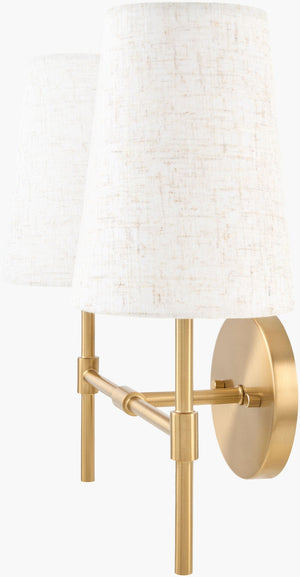 Livabliss The Joejoe Linen Shade Wall Sconce French Country Cottage Warm Ambient Bedroom Light GAJO-002