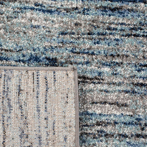 Safavieh Galaxy 113 Power Loomed Contemporary Rug IIX Blue / Grey GAL113M-26
